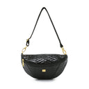 Little Runaway Moto Quilting- Black Patent
