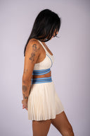 Lucille Top - Opal Sky Colorblock