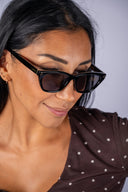 Midnite Polarized Sunglasses - Polished Black - Grey
