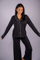 Luxe Dot Pant - Black