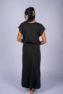 Anika Jersey Midi Dress - Black