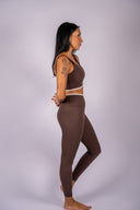 Lena Overlap WB Legging - Espresso