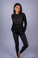 Avery Sweater Top - Black