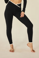 Rae Ankle- Black/Shell