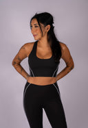 Power Stride Bra - Black / White