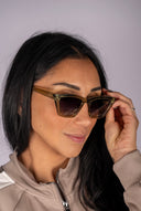 Villa Polarized Sunglasses - Olive Gradient