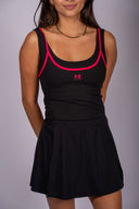 Forward Tank - Black / Cosmo Pink