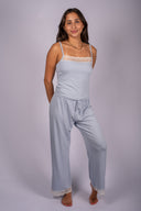 Trina Rib Pant - Skyline