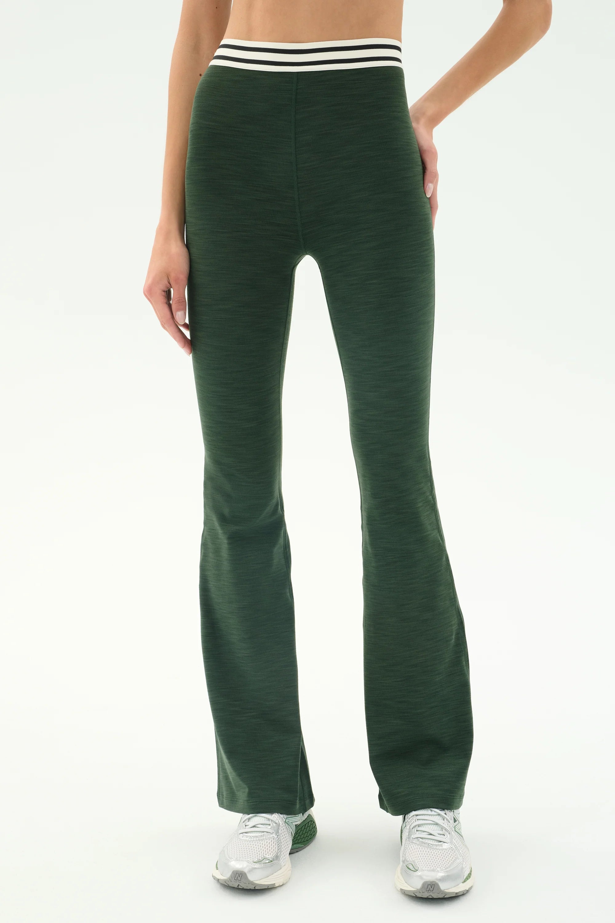 Raquel Active Rib Flare- Heather Military
