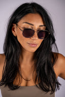 Highway Sunglasses - Gold-Grey Polarized