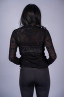 Avery Sweater Top - Black