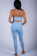 Erid Legging - Heather Blue Mist