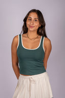 Breathe Easy Tank - Emerald Cove