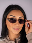 Palisades Sunglasses- Gold Grey Polarized