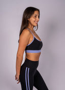 Emerson Airweight Bra - Black / Purple Haze