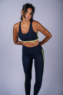 Maci Airweight Bra- Indigo / Limeade