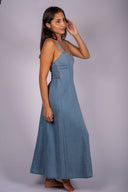 Leonora Indigo Midi Dress- Indigo
