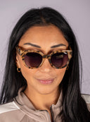 Lunch Date Polarized Sunglasses - Dark Tort Gradient
