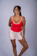 Solis Scoop Tank - Strawberry / Soft Pink