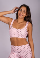 Jolie Bra - Pink Minnie Dots