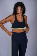 Maci Airweight Bra- Indigo / Limeade