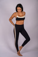 Emerson Airweight High Waist 7/8 Legging - Black / Creme
