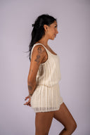 Ella Lace Short- Sandstone
