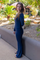 Dynamic Yoga Pant- Blue Sapphire