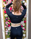 City Crop- Black/Shell