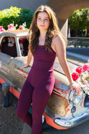 Rhett Jumpsuit- Berry