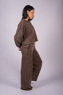 Circuit Crew Neck Sweatshirt - Dark Chocolate