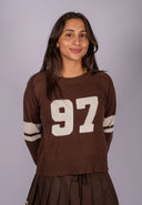 Nineties Stand In Sweater - Dark Chocolate