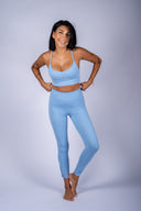 Erid Legging - Heather Blue Mist