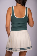 Bleacher Babe Mini Skirt - Sandstone