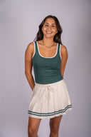 Bleacher Babe Mini Skirt - Sandstone