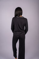 Luxe Dot Pant - Black