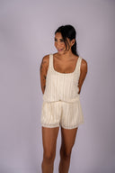 Ella Lace Short- Sandstone