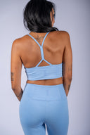Barton Bra Top - Heather Blue Mist