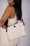 Bum Bag 2.0- Ivory Patent