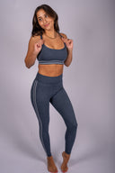 Bowery Baxter Tbar Bra - Denim