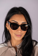 Golden Hour Sunglasses- Polarized Black-Grey
