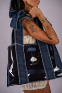 Case-Mate Denim Bow Jelly Tote Bag