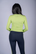 Airweight Lite Long sleeve Waist Length- Limeade