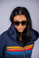 Park Ave Polarized Sunglasses - Brown Tortoise - Grey