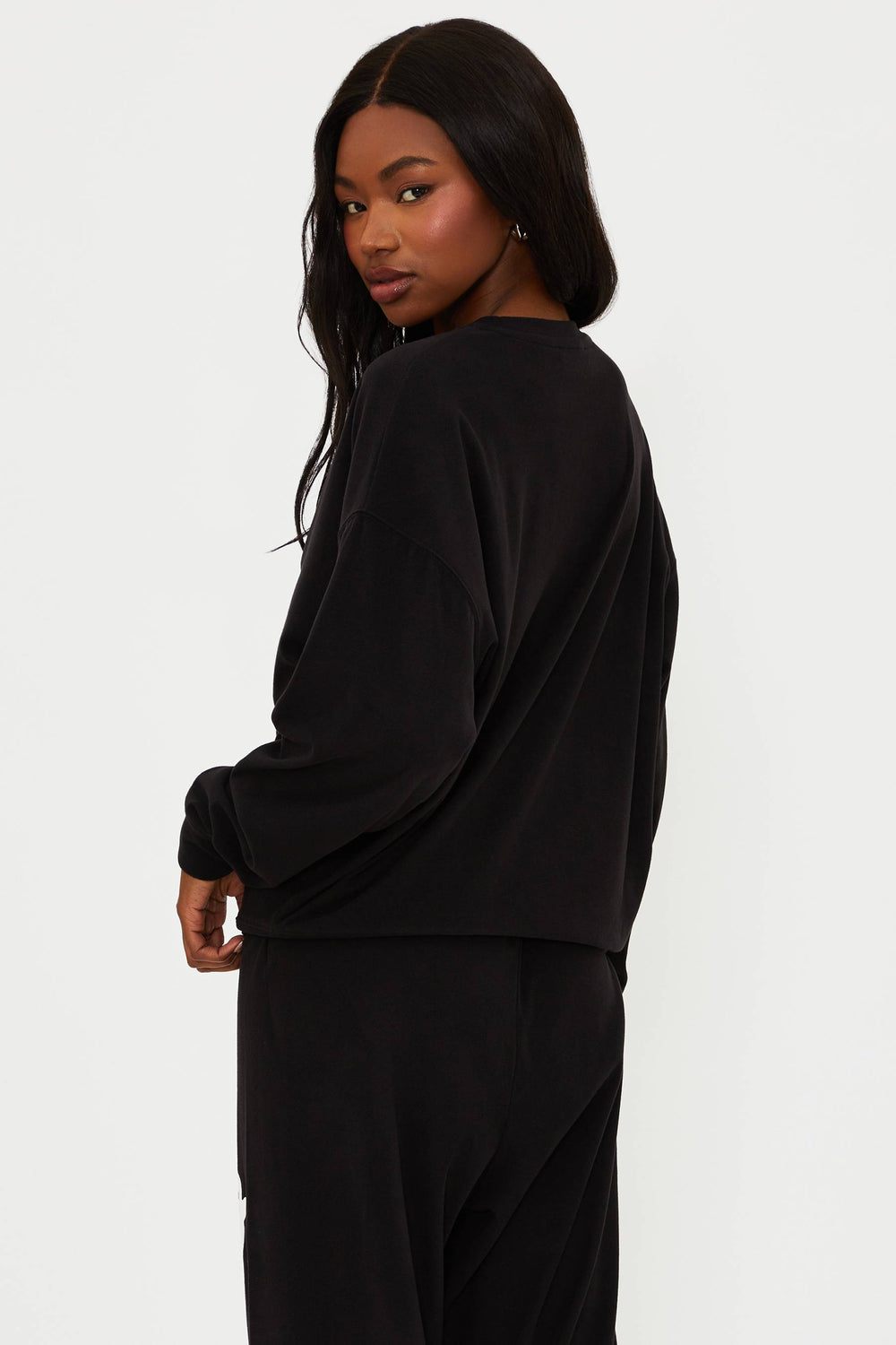 Devyn Sweatshirt- Boo Black