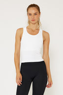 Bari Bra Tank- White