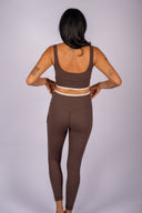Lena Overlap WB Legging - Espresso