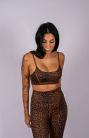 Sara Top - Caramel Leopard
