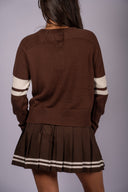 Nineties Stand In Sweater - Dark Chocolate