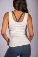 Del Ray Pointelle Tank Top - Cream